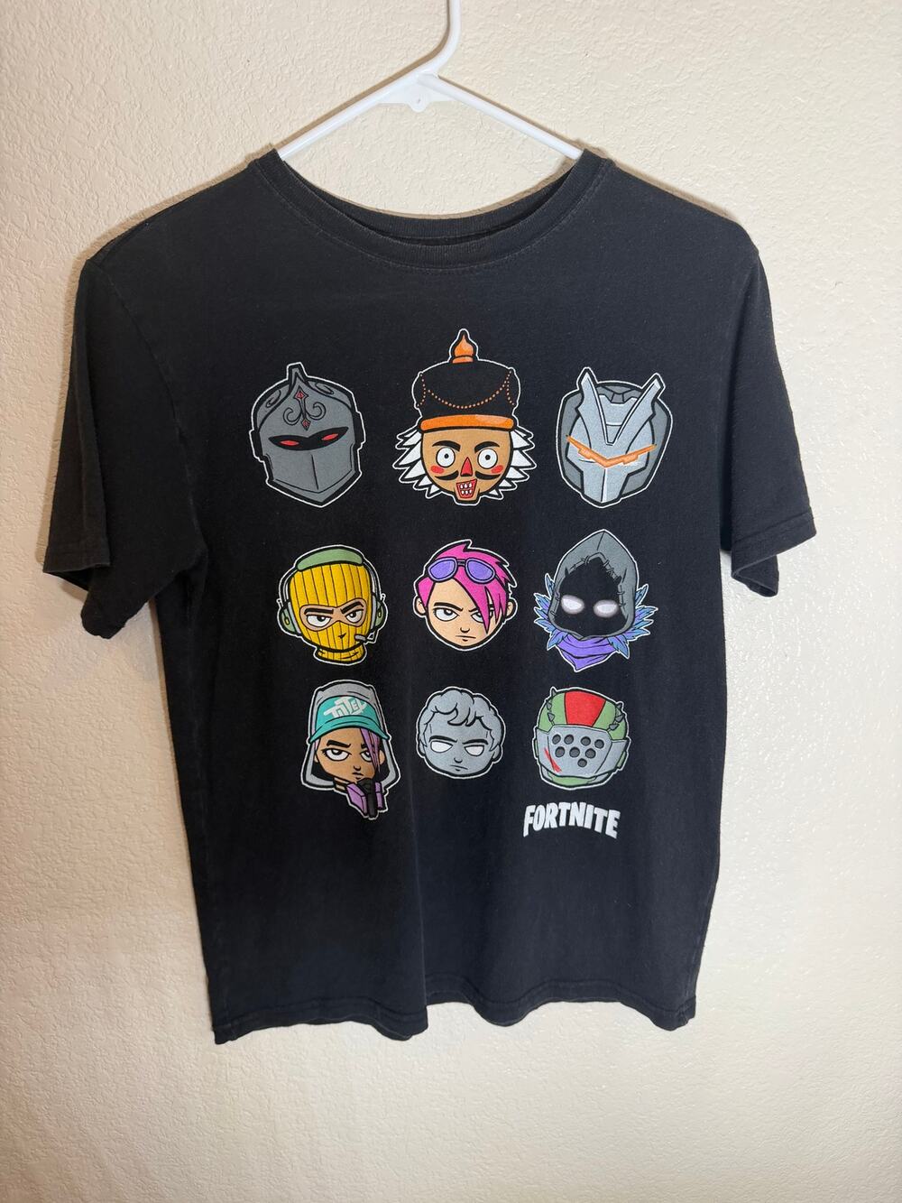 Fortnite Boys Graphic Character T-Shirt Black Size 10-12